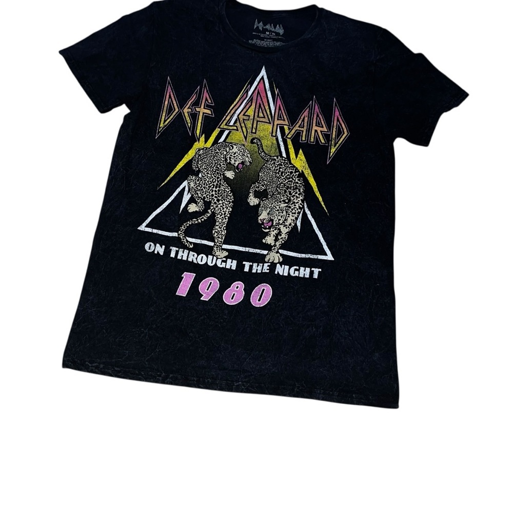 Def leppard on through the night 1980 retro vintage t-shirt men’s M medium